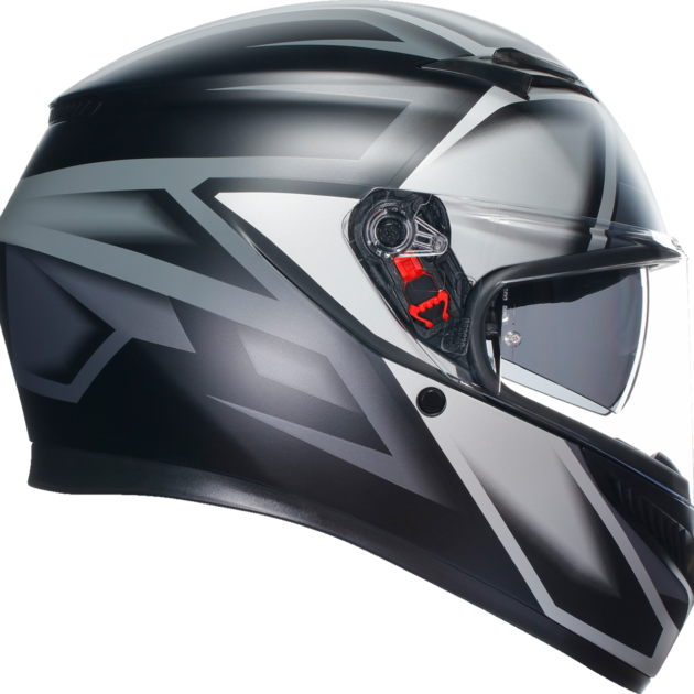 AGV Casco K3 CMPND Mate Negro/Gris