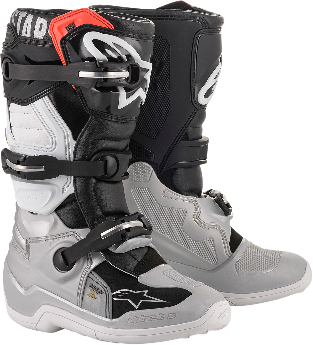 Bota Alpinestars T7S Negro/SI/Blanco/GD