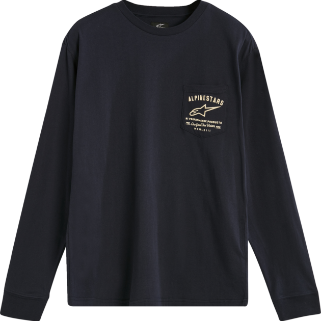 Camiseta Alpinestars Manga Larga REP Azul Marino