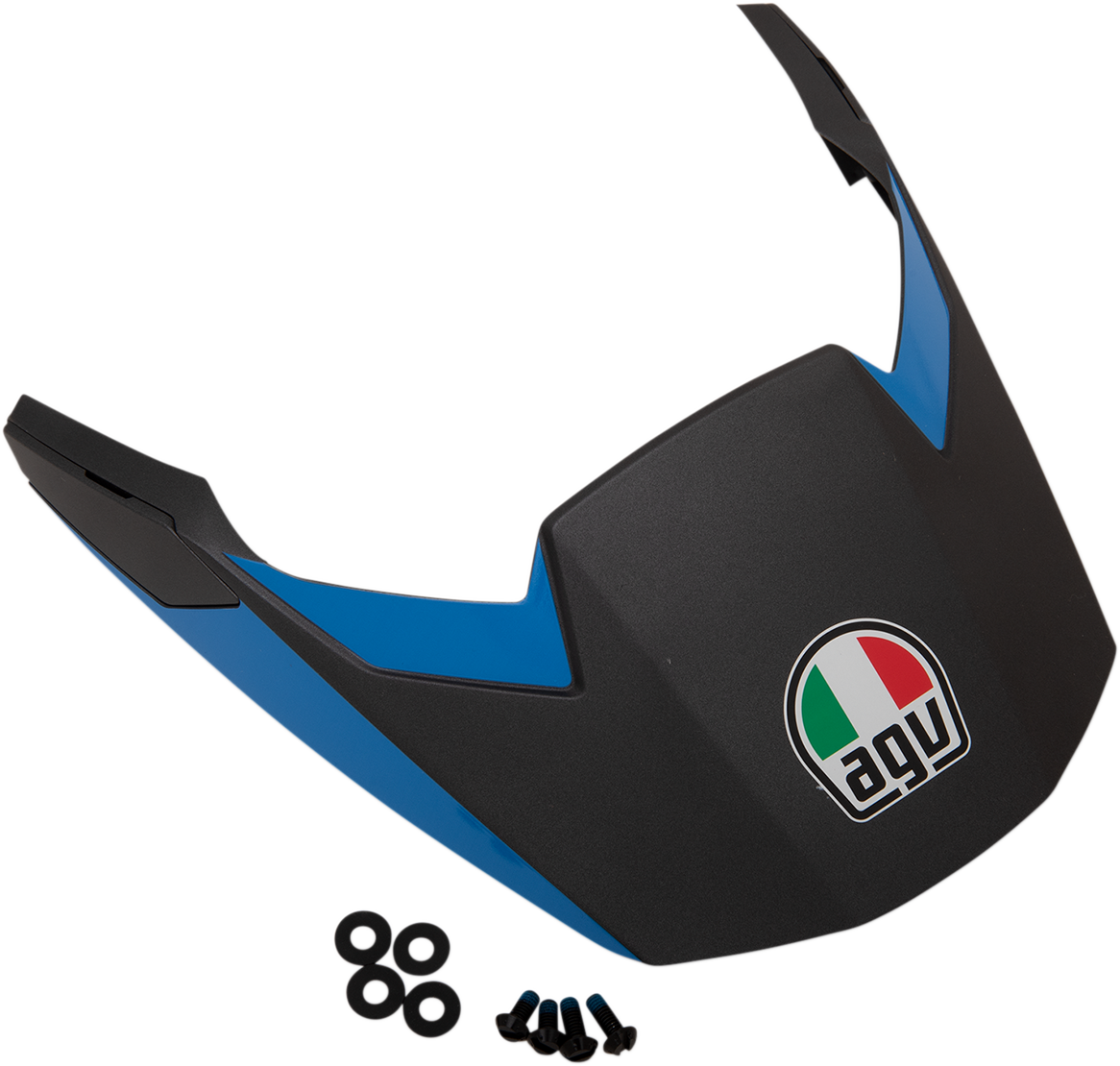 AGV Visera AX9 M-Negro/CYAN-Azul