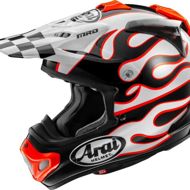 Arai Casco VX-PRO4 FLAME Blanco