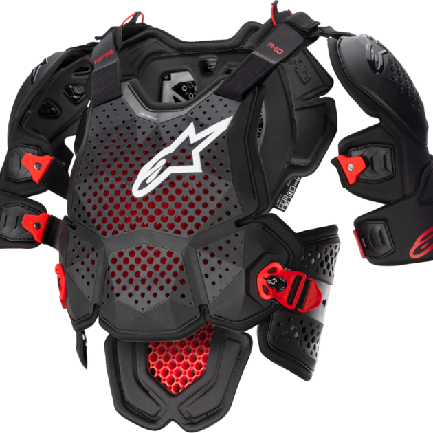 Protección Alpinestars ROOST A10 V2 Negro/Rojo