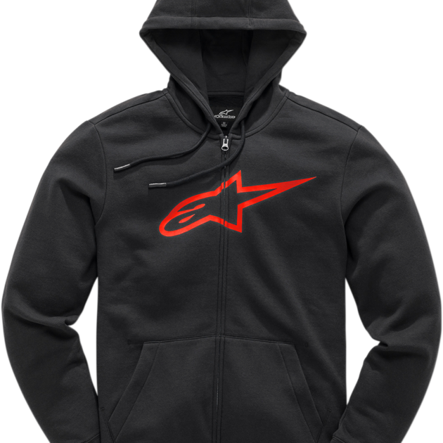 Buzo Alpinestars AGE2 ZIP Negro/RED
