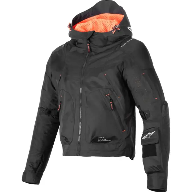 Chaqueta Alpinestars STELLA MOLLY AIR Negro/FLUO CORAL (Mujer)