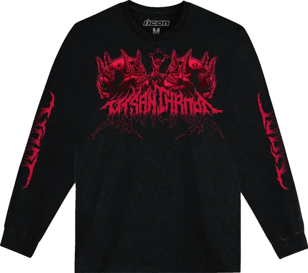 Camiseta Manga Larga Misanthrope Negro