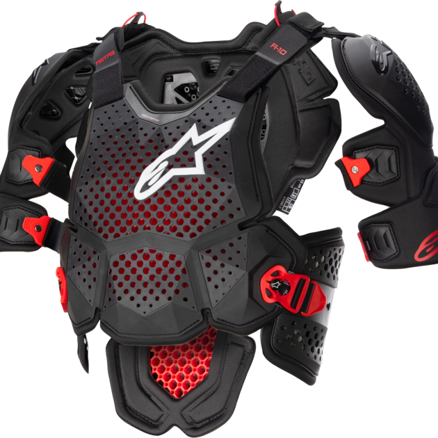 Protección Alpinestars ROOST A10 V2 Negro/Rojo