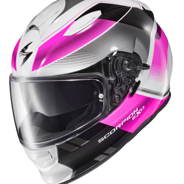 Scorpion RYZER FULL-FACE Casco Brillante Negro