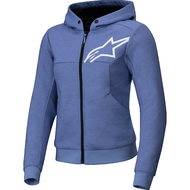 Chaqueta Alpinestars 4W CHROME V2 BLUE VIOLET/Blanco